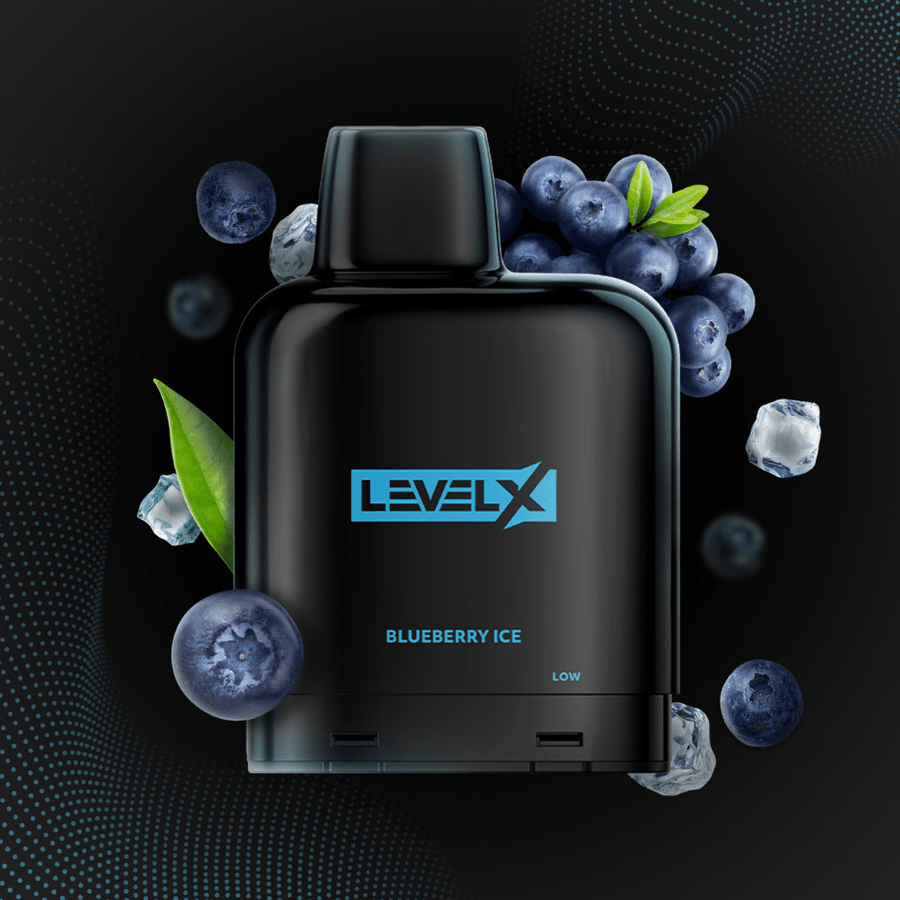 Level X Closed Pod Systems 7000 Puffs / 20mg Level X Essential Pod-Blueberry Ice Level X Essential Pod-Blueberry Ice-Yorkton Vape SuperStore Sask, CA