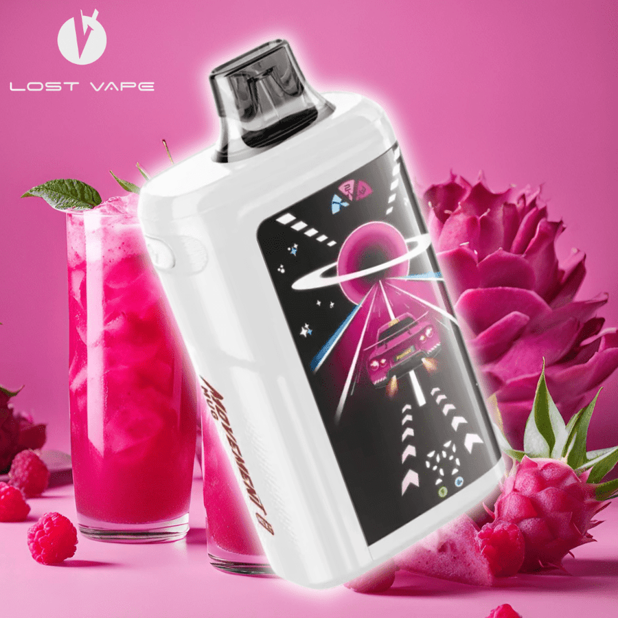 Lost Vape Disposable Vape 30000 Puffs Lost Vape Movement Next 30k Disposable Vape - Raspberry Dragonfruit Refresher Lost Vape Movement Next 30k Disposable Vape - Raspberry Dragonfruit Refresher