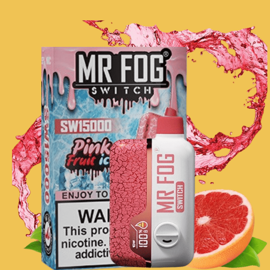 Mr Fog Disposables Disposable Vape 15000 Puffs Mr Fog Switch SW15000 Disposable Vape-Pink Fruit Mr Fog Switch SW15000 Disposable Vape-Pink Fruit in Yorkton