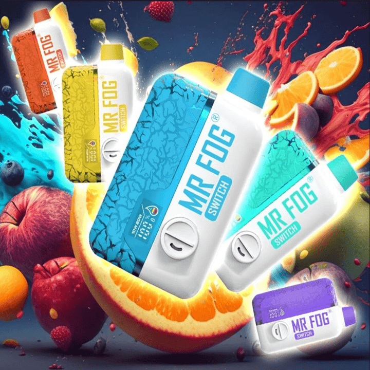 Mr Fog Disposables Disposables 15000 Puffs Mr Fog Switch SW15000 Disposable Vape-Blue Razz Magic Cotton Ice Mr Fog Switch SW15000 Disposable Vape-Blue Razz Magic Cotton Ice