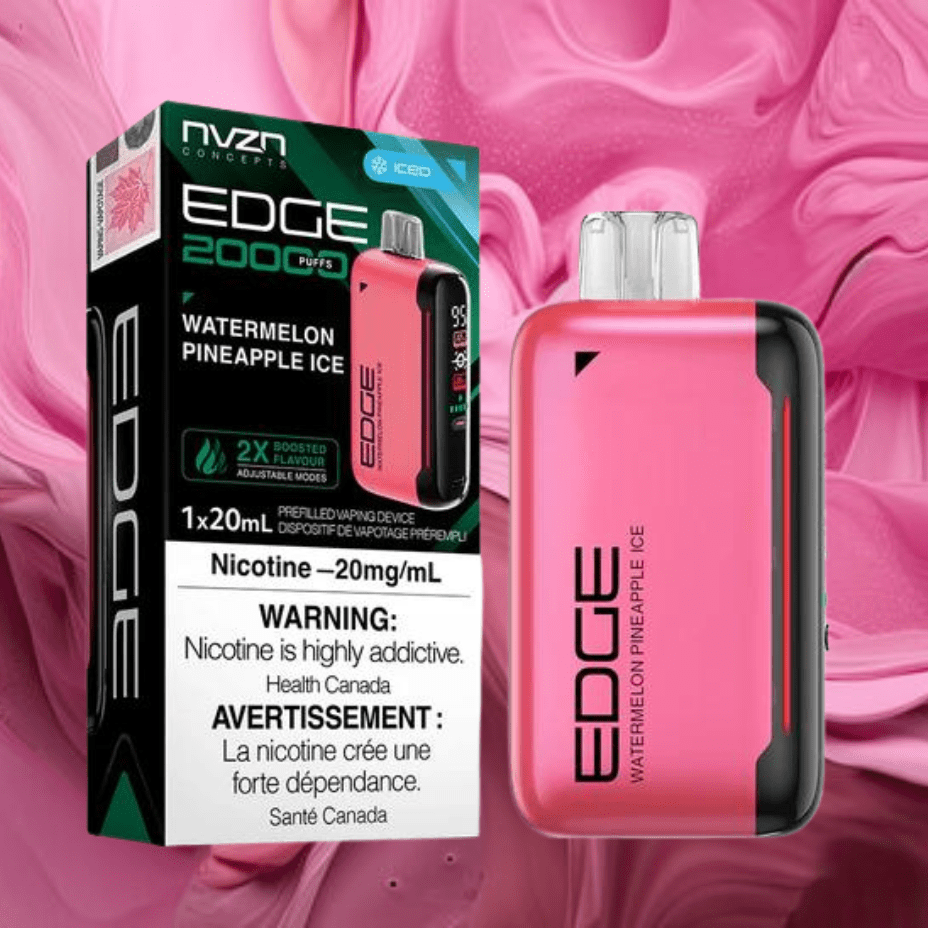 NVZN Disposables 20000 Puffs / 20mg NVZN Edge 20K Disposable Vape-Watermelon Pineapple Ice - Yorkton Vape SuperStore Saskatchewan, Canada