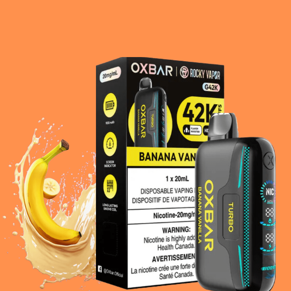 Oxbar Disposable Vape Oxbar G42k Disposable Vape-Banana Vanilla Oxbar G42k Disposable Vape-Banana Vanilla in Yorkton Canada