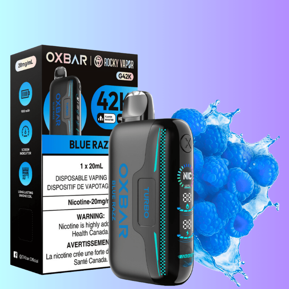 Oxbar Disposable Vape Oxbar G42k Disposable Vape-Blue Razz Oxbar G42k Disposable Vape-Blue Razz