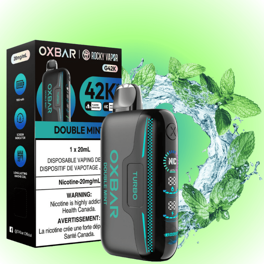 Oxbar Disposable Vape Oxbar G42k Disposable Vape-Double Mint Oxbar G42k Disposable Vape-Double Mint