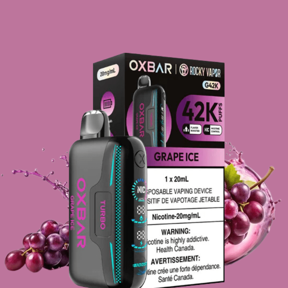 Oxbar Disposable Vape Oxbar G42k Disposable Vape-Grape Ice Oxbar G42k Disposable Vape-Grape Ice in Canada