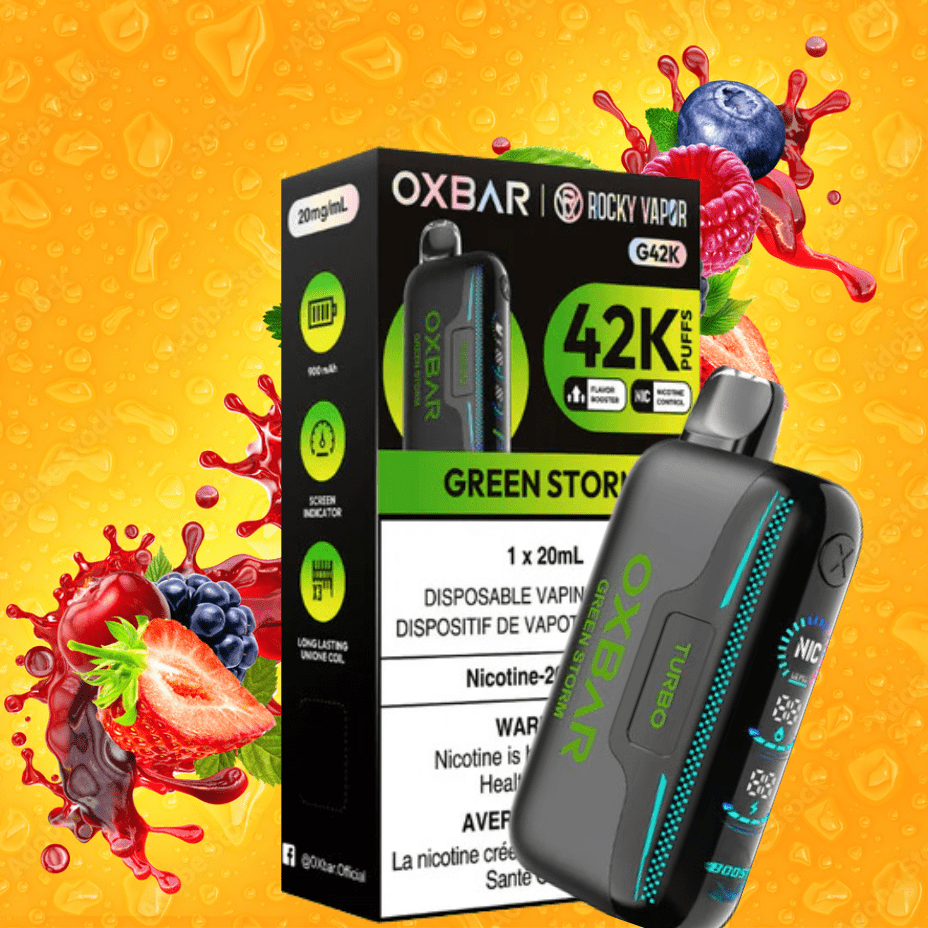 Oxbar Disposable Vape Oxbar G42k Disposable Vape-Green Storm Oxbar G42k Disposable Vape-Green Storm in Canada