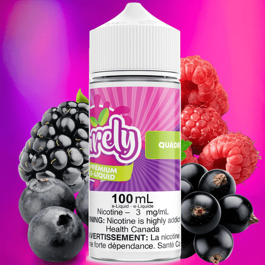 Purely E-Liquid Freebase E-Liquid Quadberry by Purely E-liquid-100ml Quadberry by Purely E-liquid-Yorkton Vape SuperStore Saskatchewan