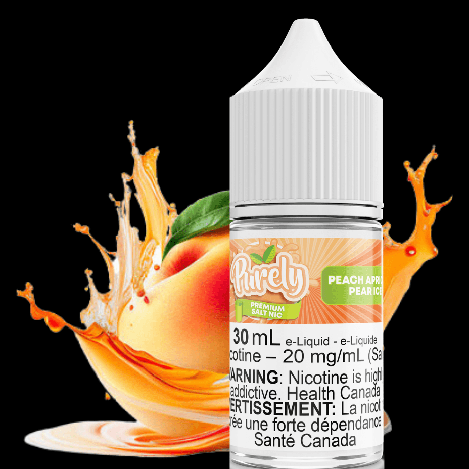 Purely Salt E-Liquid Salt Nic E-Liquid 30ml / 12mg Peach Apricot Pear Ice Salt Nic by Purely E-Liquid Peach Apricot Pear Ice Salt Nic by Purely E-Liquid-Yorkton Vape Store