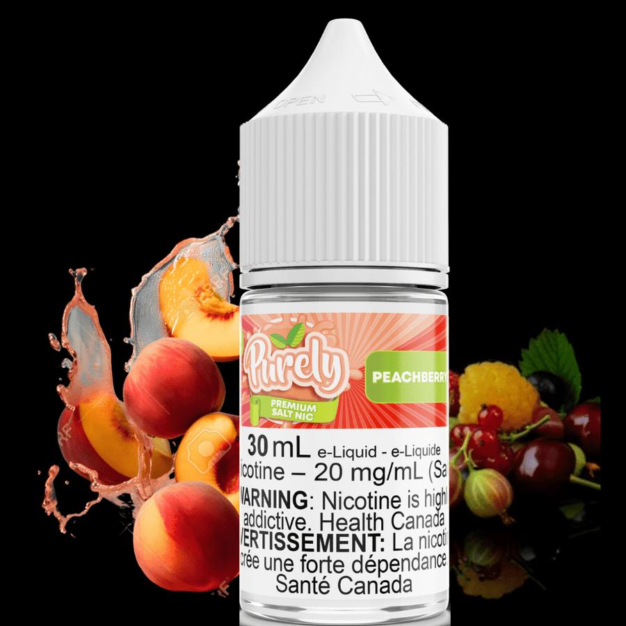 Purely Salt E-Liquid Salt Nic E-Liquid 30ml / 12mg Peachberry Ice Salt Nic by Purely E-Liquid Peachberry Ice Salt Nic by Purely E-Liquid-Yorkton Vape SuperStore