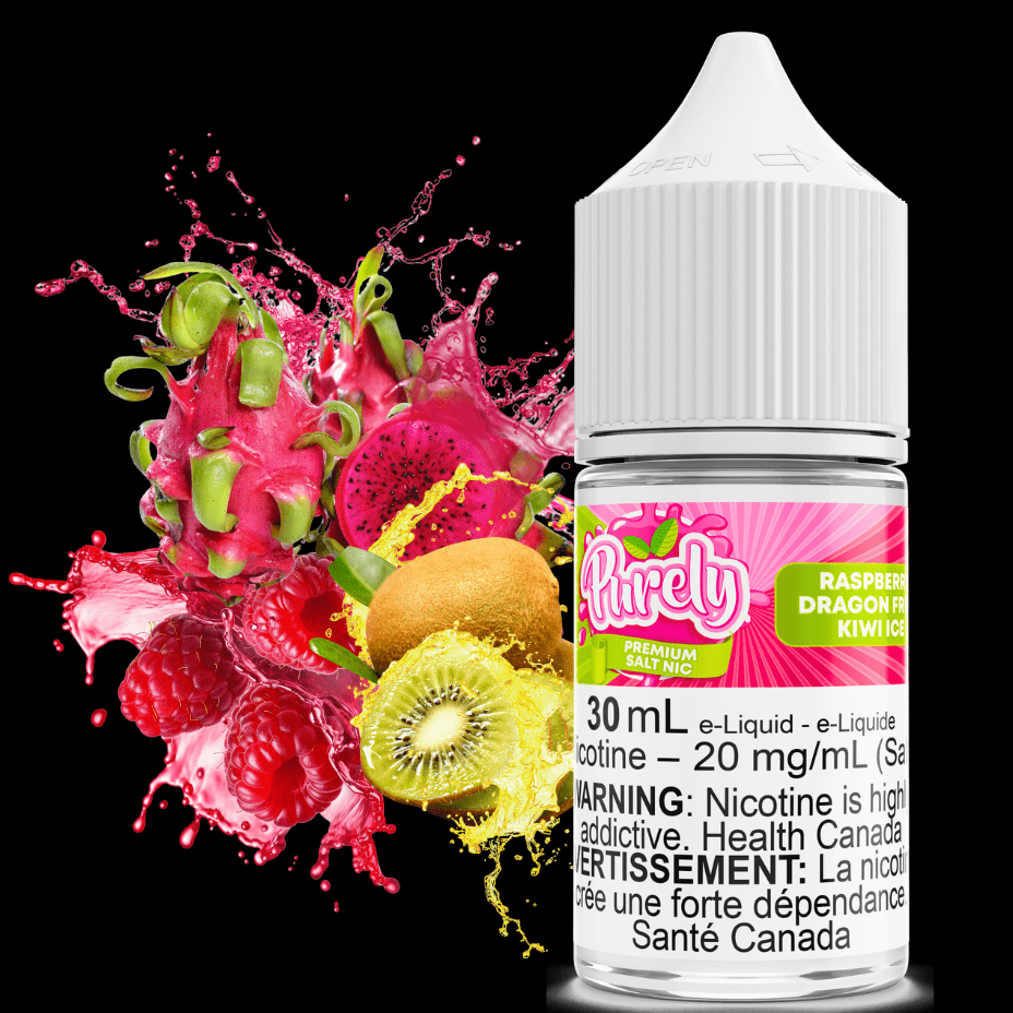 Purely Salt E-Liquid Salt Nic E-Liquid 30ml / 12mg Raspberry Dragon Fruit Kiwi Ice Salt Nic by Purely E-Liquid Raspberry Dragon Fruit Kiwi Ice Salt Nic by Purely E-Liquid-Yorkton 