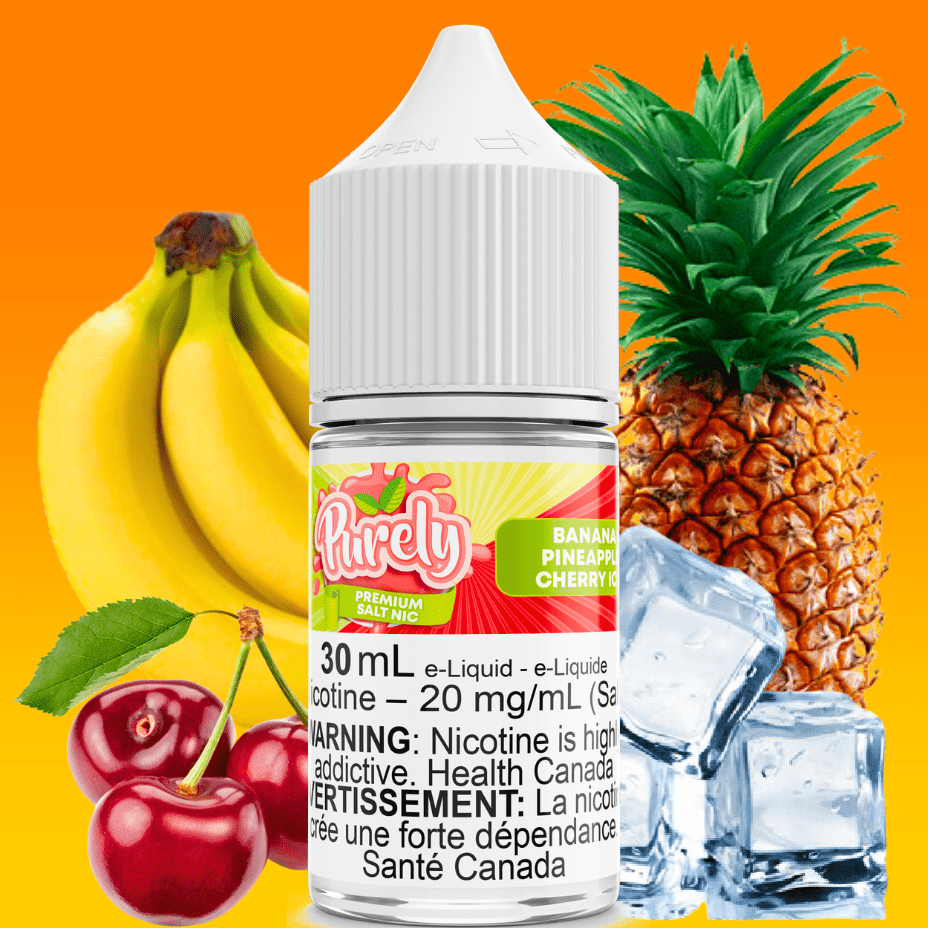 Purely Salt E-Liquid Salt Nic E-Liquid Banana Pineapple Cherry Ice Salt Nic by Purely E-Liquid Banana Pineapple Cherry Ice Salt by Purely-Yorkton Vape SuperStore