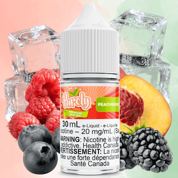 Purely Salt E-Liquid Salt Nic E-Liquid Peachberry Ice Salt Nic by Purely E-Liquid Peachberry Ice Salt Nic by Purely E-Liquid-Yorkton Vape SuperStore