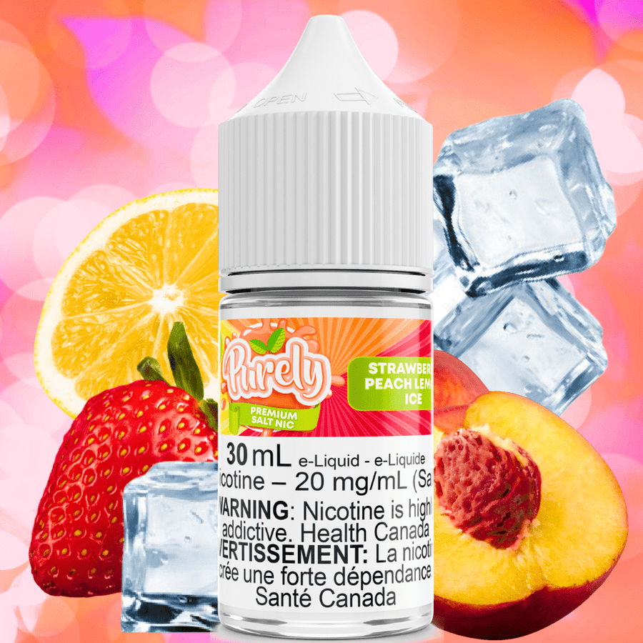 Purely Salt E-Liquid Salt Nic E-Liquid Strawberry Peach Lemon Ice Salt Nic by Purely E-Liquid Strawberry Peach Lemon Ice Salt Nic by Purely E-Liquid-Yorkton Vape