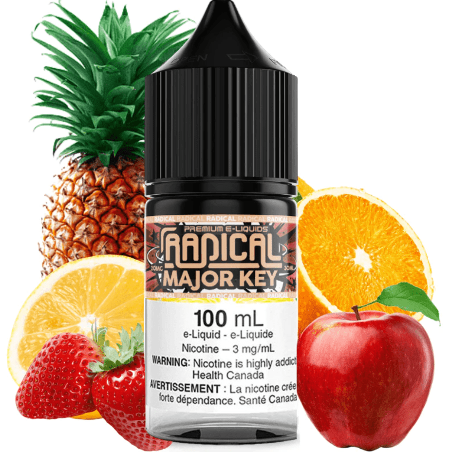 Radical E-liquid Freebase E-Liquid 100ml / 3mg Major Key by Radical E-liquid-100ml Major Key by Radical E-liquid-100ml-Yorkton Vape SuperStore SK, Canada