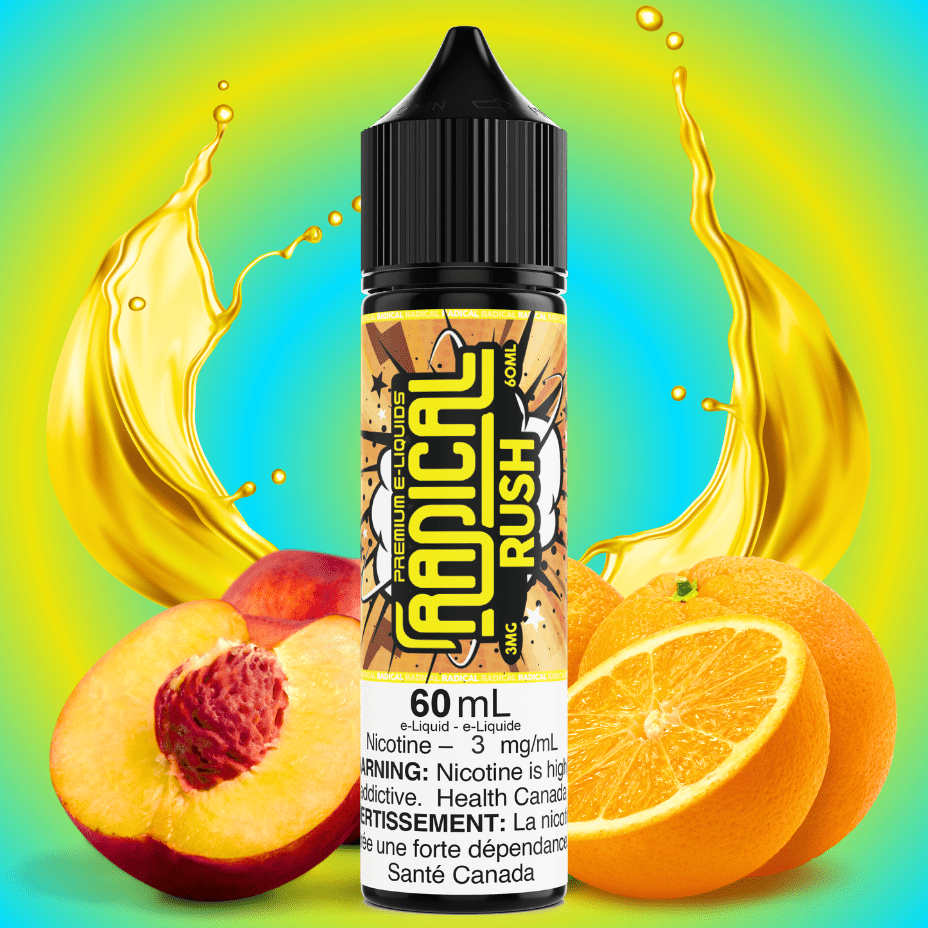 Radical E-Liquid Freebase E-Liquid Rush By Radical E-Liquid Rush By Radical E-Liquid-Yorkton Vape SuperStore & Bong Shop SK, Canada