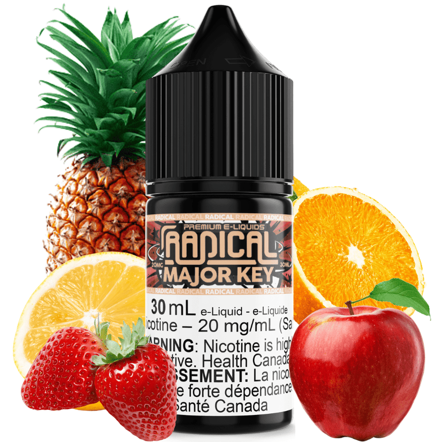 Radical Salt E-Liquid Salt Nic E-Liquid 30ml / 12mg Major Key Salt Nic by Radical E-liquid Major Key Salt Nic by Radical E-liquid-Yorkton Vape SuperStore SK 