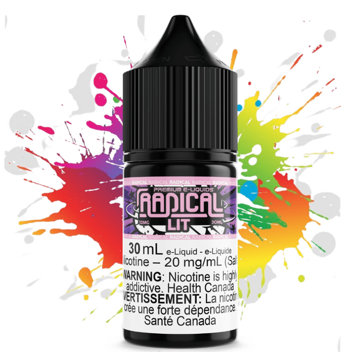 Radical Salt E-Liquid Salt Nic E-Liquid Lit Salt Nic by Radical E-liquid Lit Salt Nic by Radical E-liquid-Yorkton Vape SuperStore & Bong Shop