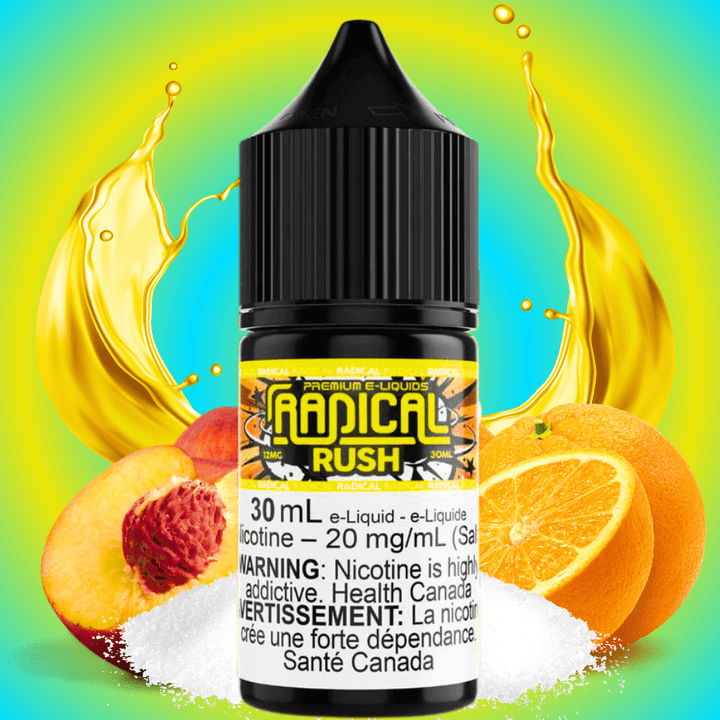 Radical Salt E-Liquid Salt Nic E-Liquid Rush Salt Nic by Radical E-liquid Rush Salt Nic by Radical E-liquid-Yorkton Vape SuperStore