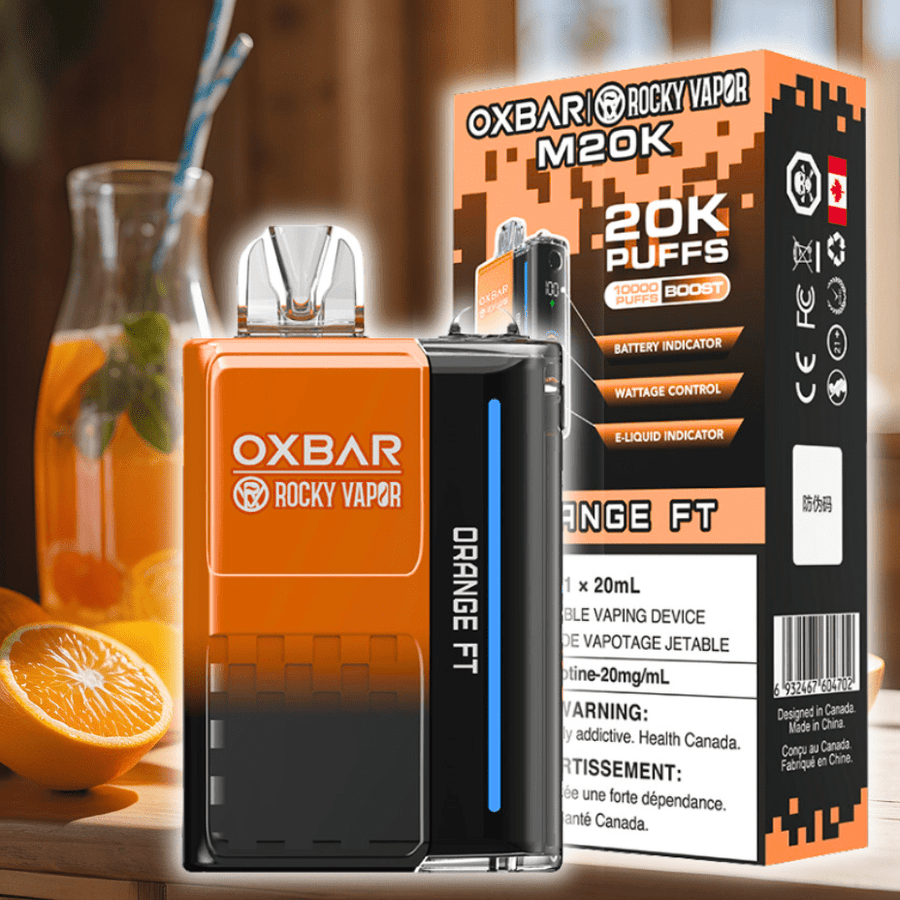 Rocky Vapor Disposable Vape 20000 OXBAR M20K Disposable Vape - Orange FT OXBAR M20K Disposable Vape - Orange FT - Yorkton Vape SuperStore