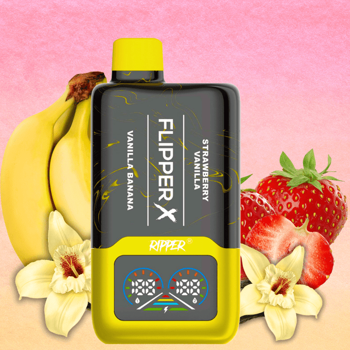 RufPuf Disposable Ripper Flipper X 26K Disposable Vape-Vanilla Banana & Strawberry Vanilla Flipper X 26K Disposable Vape-Vanilla Banana & Strawberry Vanilla