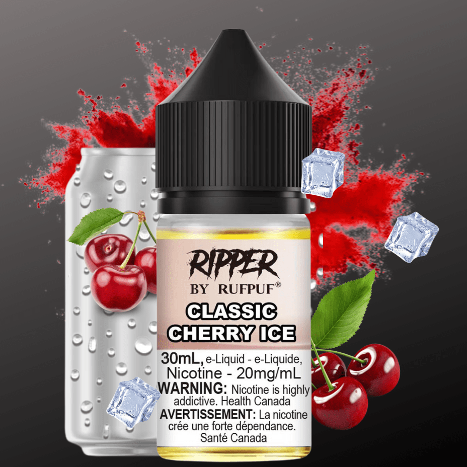 RufPuf E-Liquid Salt Nic E-Liquid 30ml / 10mg Ripper Rufpuf Salt-Classic Cherry Ice Ripper Rufpuf Salt-Classic Cherry Ice - Yorkton Vape SuperStore Saskatchewan, Canada