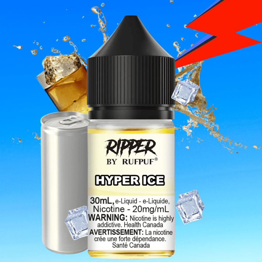 RufPuf E-Liquid Salt Nic E-Liquid 30ml / 10mg Ripper Rufpuf Salt-Hyper Ice Ripper Rufpuf Salt-Hyper Ice - Order Rufpuf Online in Canada