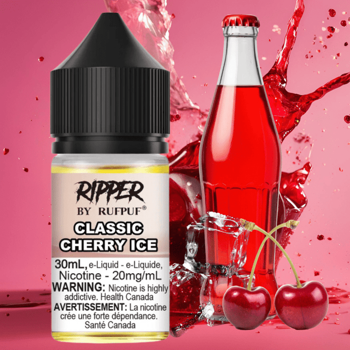 RufPuf E-Liquid Salt Nic E-Liquid Ripper Rufpuf Salt-Classic Cherry Ice Ripper Rufpuf Salt-Classic Cherry Ice - Yorkton Saskatchewan Canada