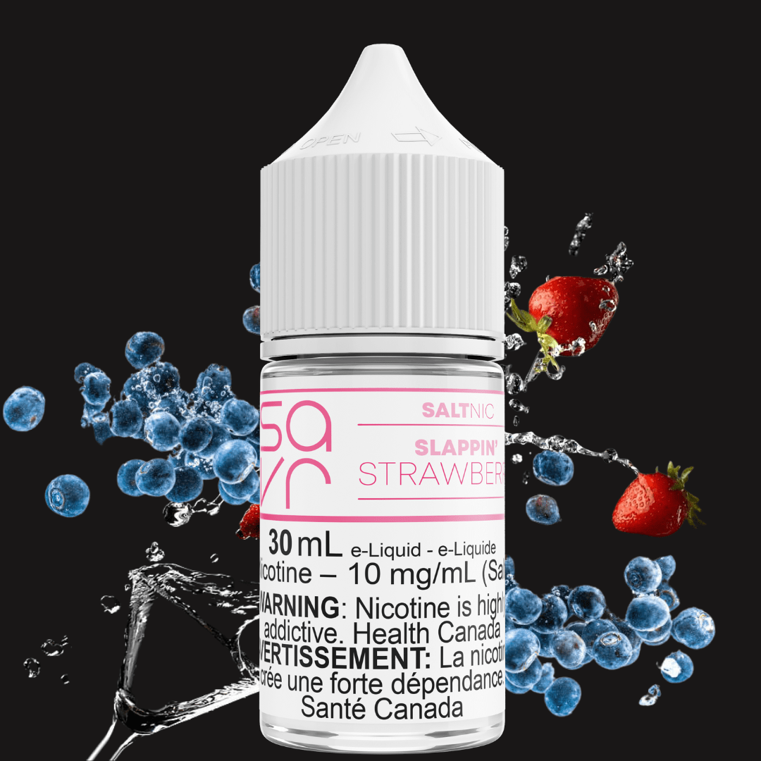 Savr Salt E-Liquid Salt Nic E-Liquid 10mg Slappin' Strawberry Salt by Savr E-liquid Slappin' Strawberry Salt by Savr E-liquid-Yorkton Vape SuperStore 