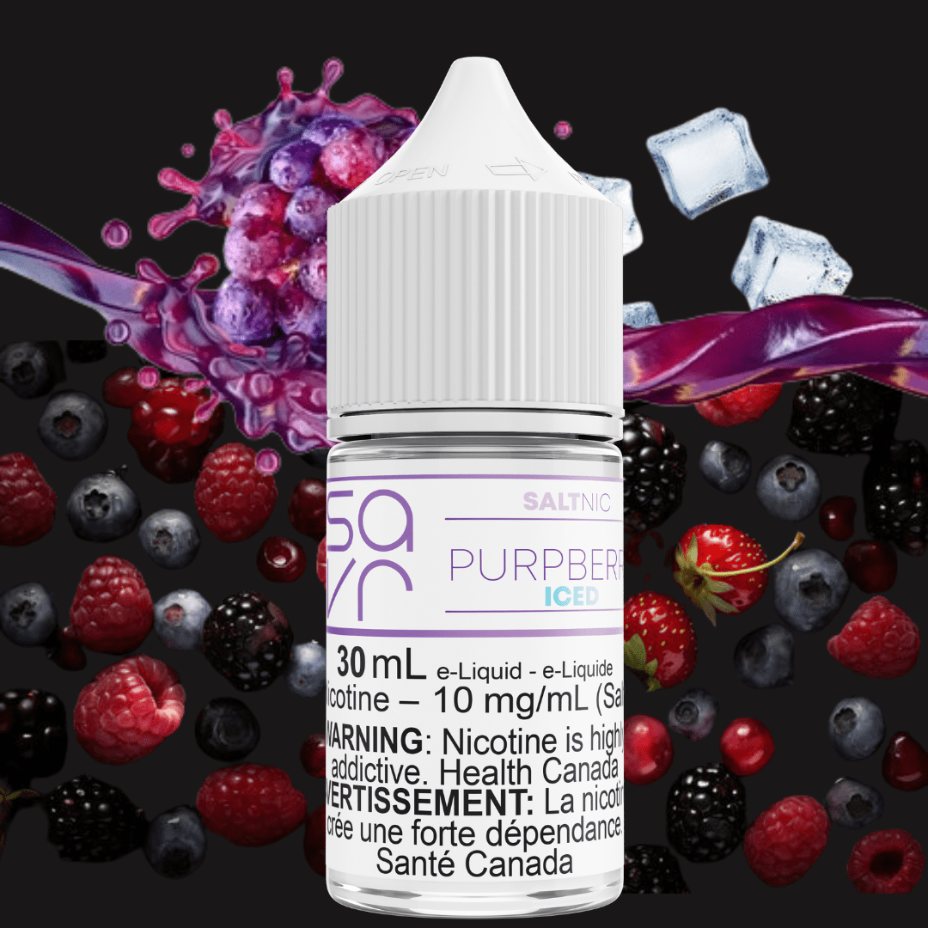 Savr Salt E-Liquid Salt Nic E-Liquid Purpberry Iced Salt by Savr E-liquid Purpberry Iced Salt by Savr E-liquid-Yorkton Vape SuperStore 