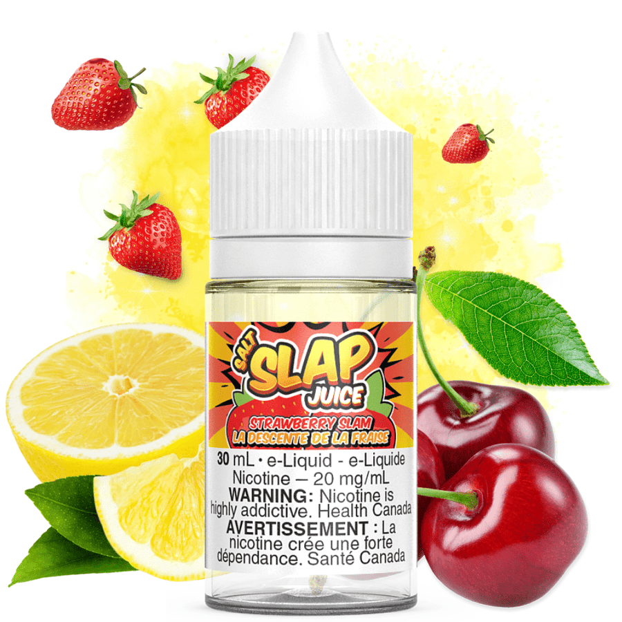 Slap Juice Salts Salt Nic E-Liquid 30ml / 12mg Strawberry Slam Salt by Slap Juice Strawberry Slam Salt by Slap Juice - Buy Vape Juice in Canada