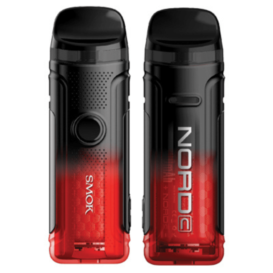 Smok Pod Kits Transparent Red SMOK Nord C Pod Kit SMOK Nord C Pod Kit-Winkler Vape SuperStore, Manitoba Canada