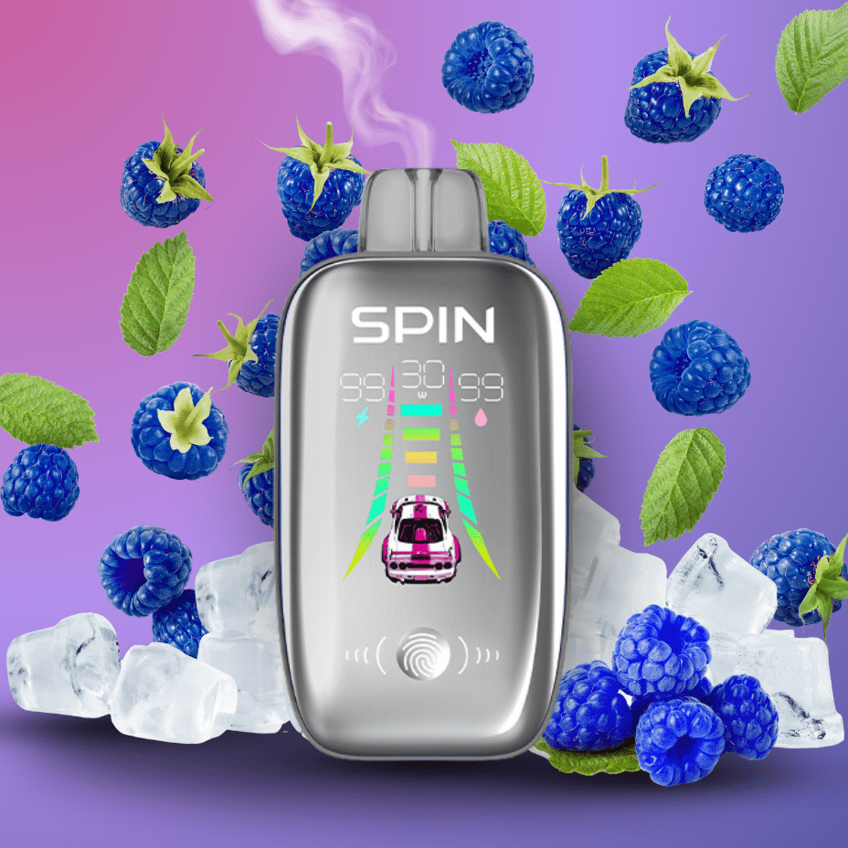 Spin Vape Disposable 40000 puffs / 20mg Spin Ultra 40k Disposable Vape - Blue Razz Ice Spin Ultra 40k Disposable Vape - Blue Razz Ice - Yorkton Canada