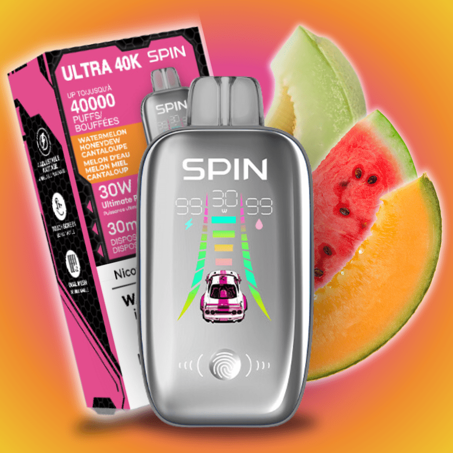 Spin Vape Disposable Vape 40000 / 20mg Spin Ultra 40k Disposable Vape - Watermelon Honeydew Cantaloupe