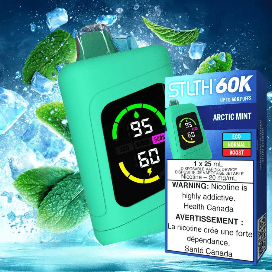 STLTH Disposable STLTH 60k Disposable Vape-Arctic Mint STLTH 60k Disposable Vape-Arctic Mint in Yorkton SK