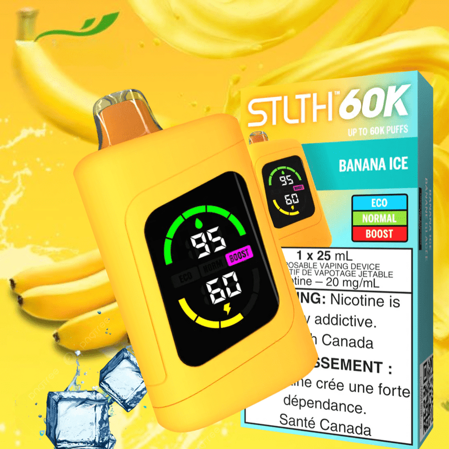 STLTH Disposable STLTH 60k Disposable Vape-Banana Ice STLTH 60k Disposable Vape-Banana Ice in Yorkton SK