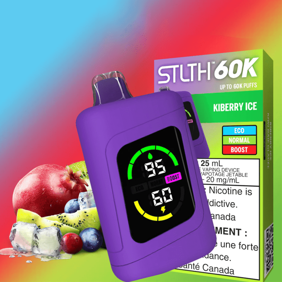 STLTH Disposable STLTH 60k Disposable Vape-Kiberry Ice STLTH 60k Disposable Vape-Kiberry Ice in Yorkton SK