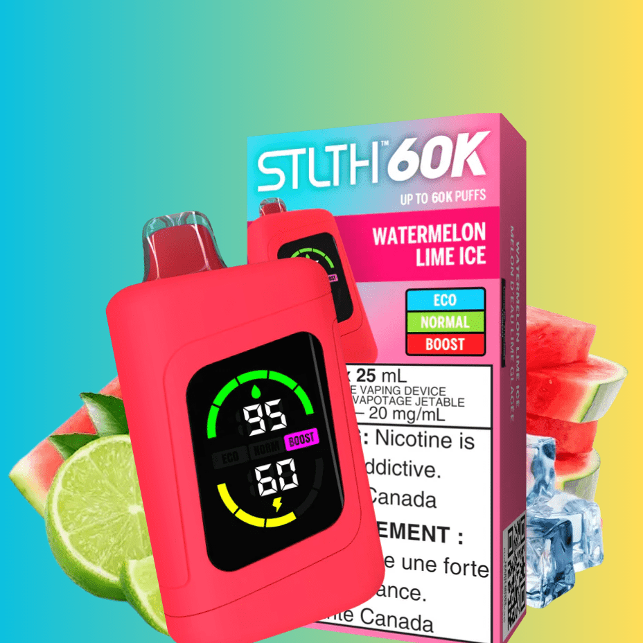 STLTH Disposable STLTH 60k Disposable Vape-Watermelon Lime Ice STLTH 60k Disposable Vape-Watermelon Lime Ice in Yorkton SK