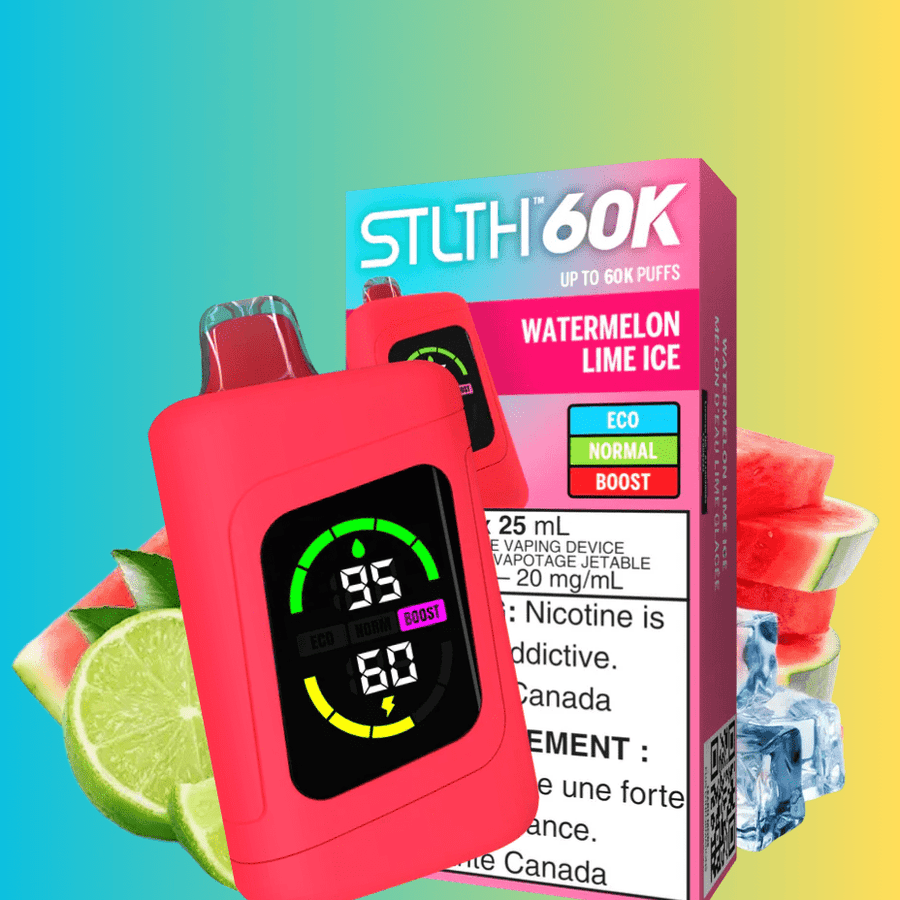 STLTH Disposable STLTH 60k Disposable Vape-Watermelon Lime Ice STLTH 60k Disposable Vape-Watermelon Lime Ice in Yorkton SK