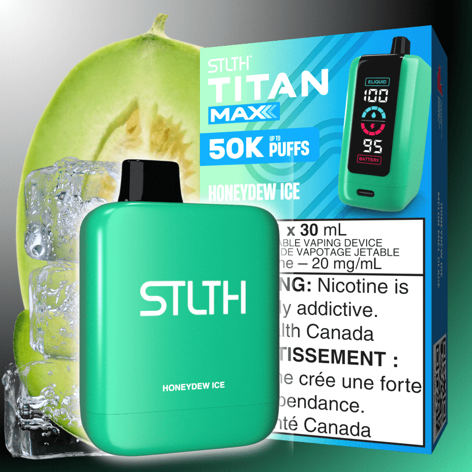 STLTH Disposable Vape 50000 Puffs STLTH Titan Max 50k Disposable Vape-Honeydew Ice STLTH Titan Max 50k Disposable Vape-Honeydew Ice - Yorkton, SK