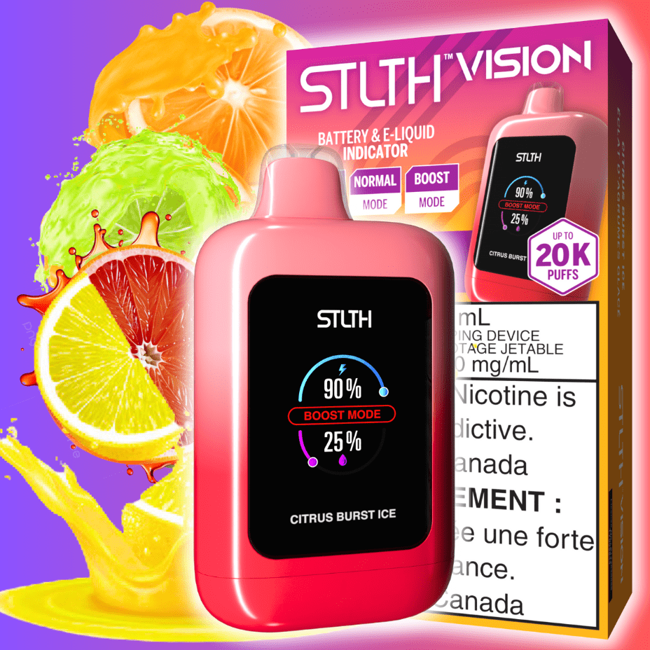 STLTH Disposables 20000 Puffs / 20mg STLTH Vision 20K Disposable Vape - Citrus Burst Ice