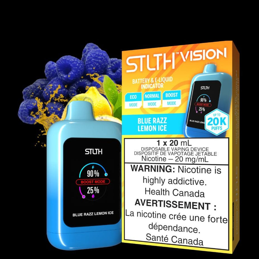 STLTH Disposables STLTH VISION Disposable Vape - Blue Razz Lemon Ice STLTH VISION Disposable Vape - Blue Razz Lemon Ice - Yorkton