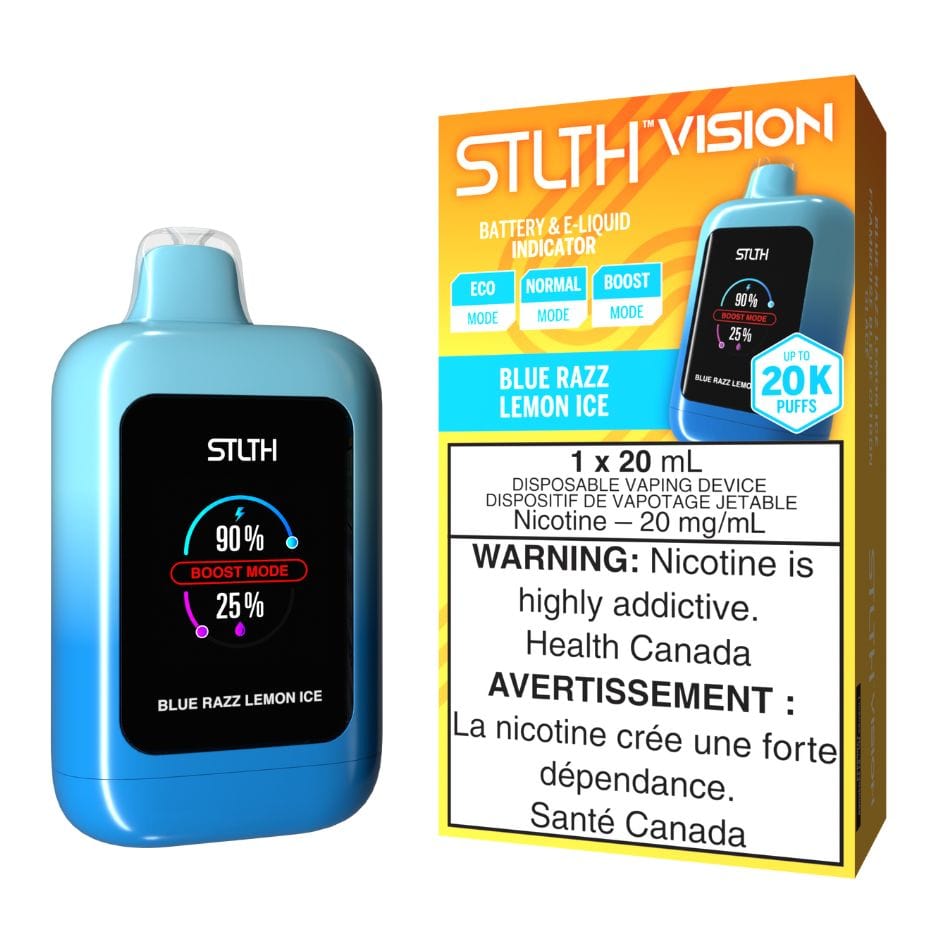 STLTH Disposables STLTH VISION Disposable Vape - Blue Razz Lemon Ice STLTH VISION Disposable Vape - Blue Razz Lemon Ice - Yorkton