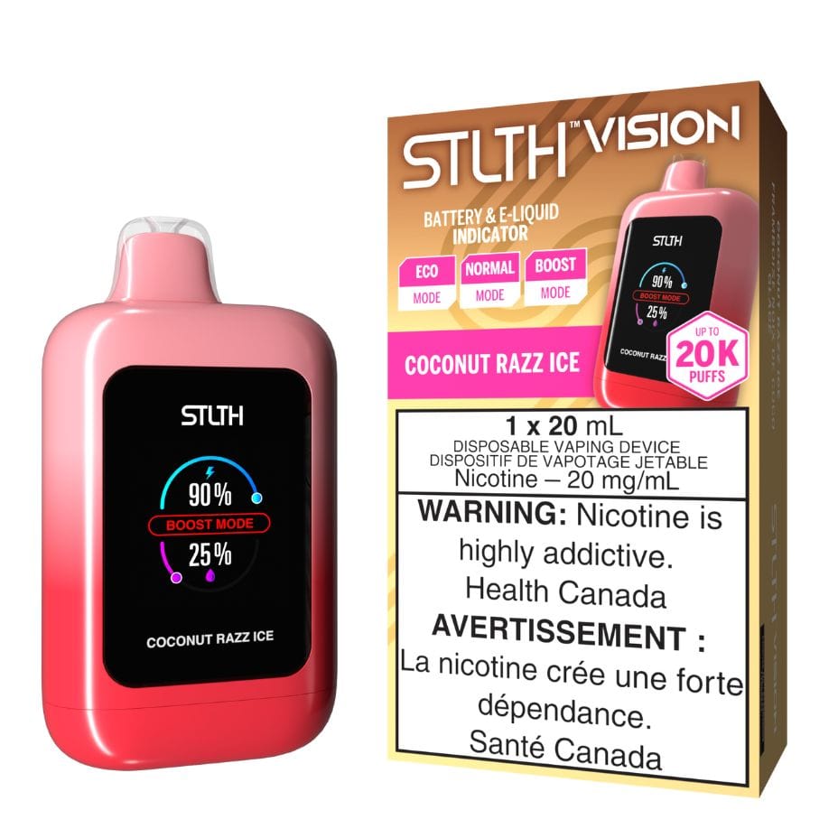 STLTH Disposables STLTH VISION Disposable Vape - Coconut Razz Ice STLTH VISION Disposable Vape - Coconut Razz Ice - Yorkton