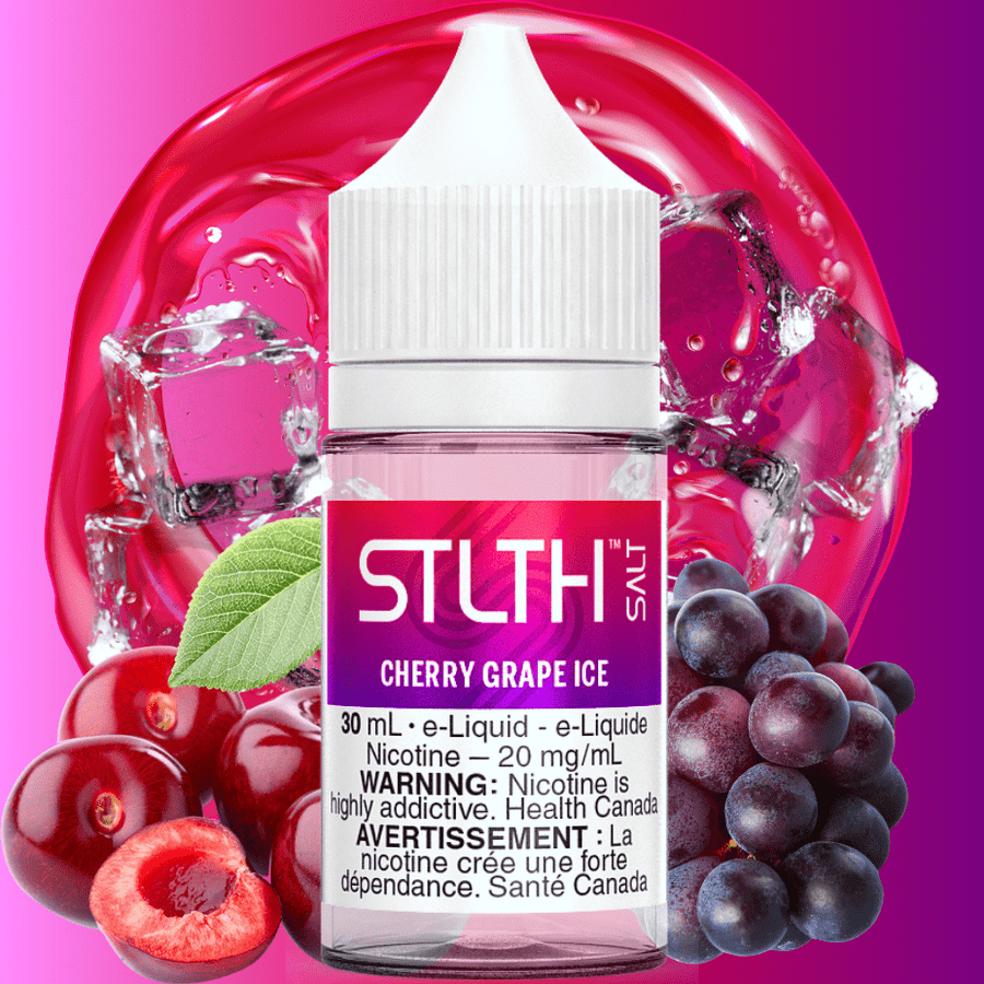 STLTH Salt Salt Nic E-Liquid 30mL / 20mg STLTH Salt - Cherry Grape Ice STLTH Salt - Cherry Grape Ice in Canada