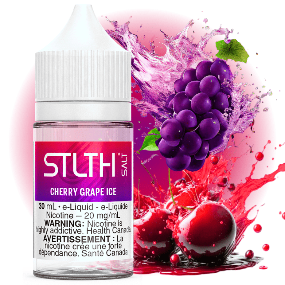 STLTH Salt Salt Nic E-Liquid 30mL / 20mg STLTH Salt - Cherry Grape Ice STLTH Salt - Cherry Grape Ice in Canada