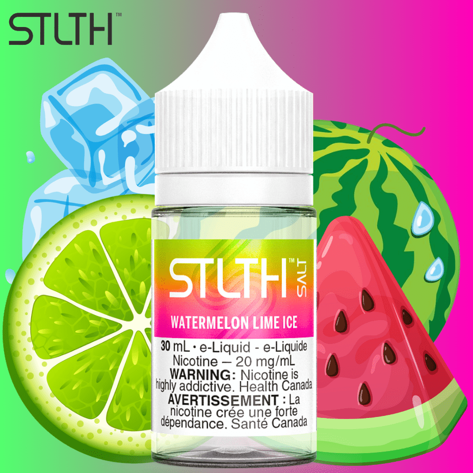 STLTH Salt Salt Nic E-Liquid 30mL / 20mg STLTH Salt - Watermelon Lime Ice STLTH Salt - Watermelon Lime Ice in Canada