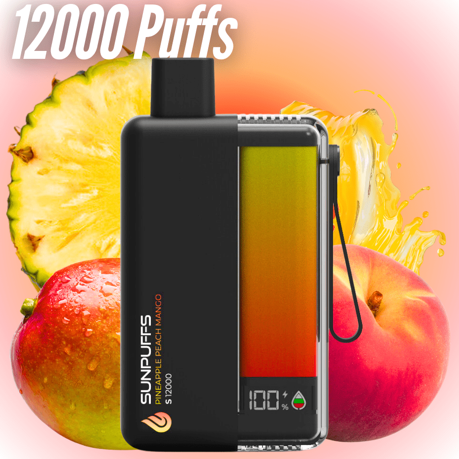 Sunpuffs Disposable Vape Sunpuffs S12000 Disposable Vape - Pineapple Peach Mango Sunpuffs S12000 Disposable Vape - Pineapple Peach Mango