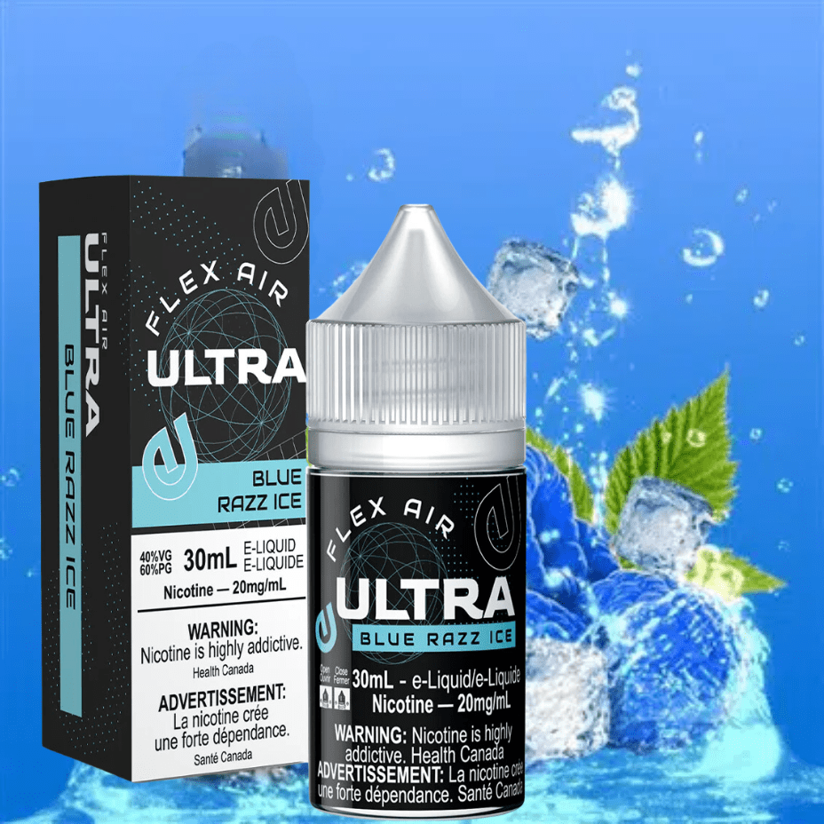 Ultra E-Liquid Salt Nic E-Liquid Flex Air Ultra Salt-Blue Razz Ice Flex Air Ultra Salt-Blue Razz Ice in Yorkton Saskatchewan