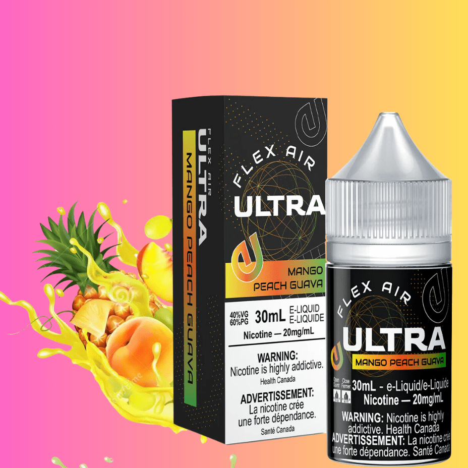 Ultra E-Liquid Salt Nic E-Liquid Flex Air Ultra Salt-Mango Peach Guava Flex Air Ultra Salt-Mango Peach Guava in Yorkton SK