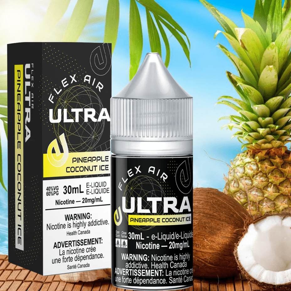 Ultra E-Liquid Salt Nic E-Liquid Flex Air Ultra Salt-Pineapple Coconut Flex Air Ultra Salt-Pineapple Coconut in Yorkton SK